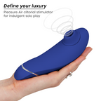 WOMANIZER | Premium 2 – Clitoral Stimulator with Pleasure Air & Autopilot – IPX7 Waterproof – Black / Warm Gray / Blueberry / Raspberry