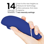 WOMANIZER | Premium 2 – Clitoral Stimulator with Pleasure Air & Autopilot – IPX7 Waterproof – Black / Warm Gray / Blueberry / Raspberry