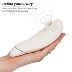 WOMANIZER | Premium 2 – Clitoral Stimulator with Pleasure Air & Autopilot – IPX7 Waterproof – Black / Warm Gray / Blueberry / Raspberry