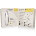WOMANIZER | Premium 2 – Clitoral Stimulator with Pleasure Air & Autopilot – IPX7 Waterproof – Black / Warm Gray / Blueberry / Raspberry