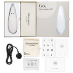 WOMANIZER | Premium 2 – Clitoral Stimulator with Pleasure Air & Autopilot – IPX7 Waterproof – Black / Warm Gray / Blueberry / Raspberry