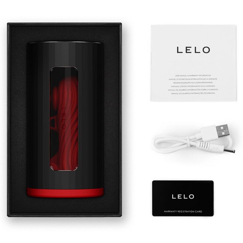 LELO – F1S™ V3 ja F1S™ V3 XL Miesten Masturbaattori – Punainen