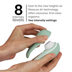 WOMANIZER | Liberty 2 – Compact Clitoral Stimulator with Pleasure Air – Magnetic Cap – Pink / Light Green / Blue