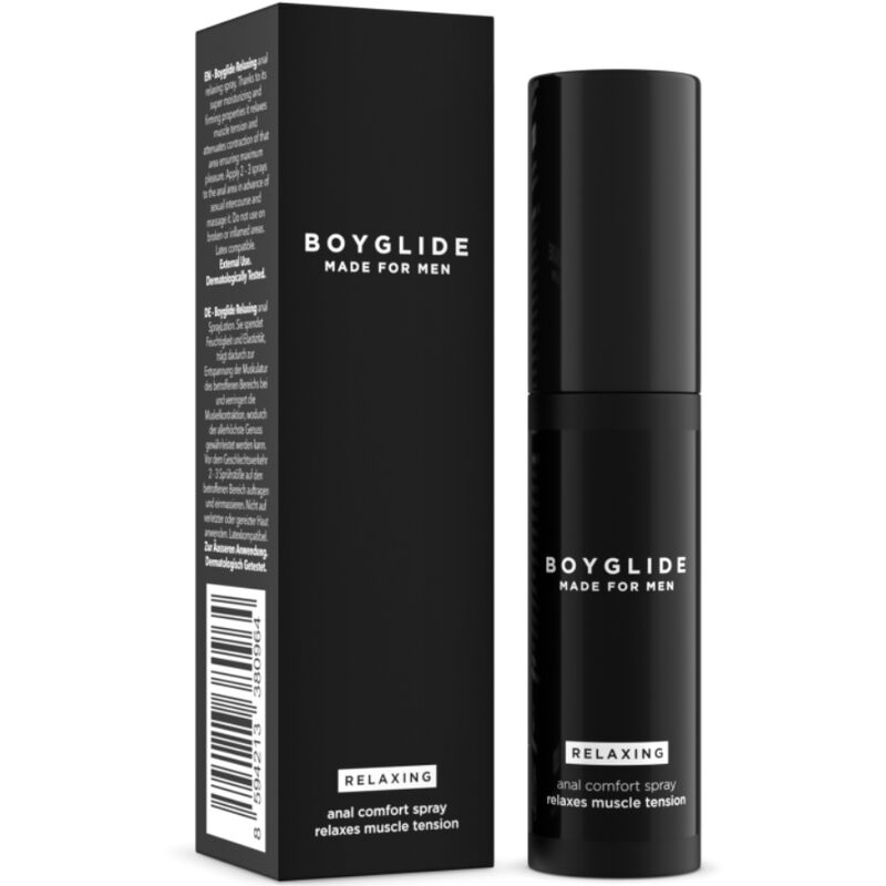 INTIMATELINE | Boyglide anālais atslābinošs aerosols – Muskuļus atslābinošs sagatavošanas aerosols vīriešiem – 20 ml
