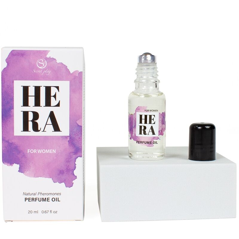 SECRET PLAY | Hera feromoonparfüümiõli naistele – Musta trühvli, pirni, gardeenia ja vaniljega – Roll-On – 20 ml