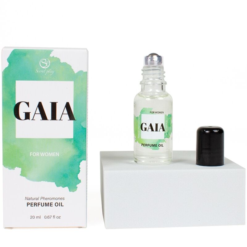 SECRET PLAY | Gaia feromoonparfüümiõli naistele – Musta trühvli, passioni, maasika, jasmiini ja piibelehega – Roll-On – 20 ml