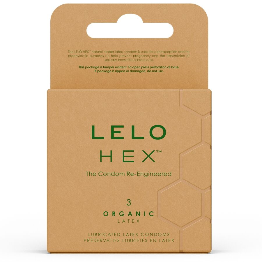 LELO HEX™ Condoms 3 Pack – Original, Organic & XL Variants