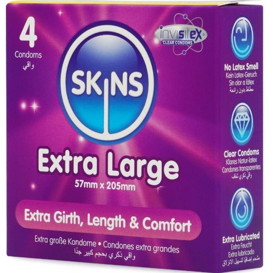 Skins Premium Condoms Pack 4 – Multiple Variants
