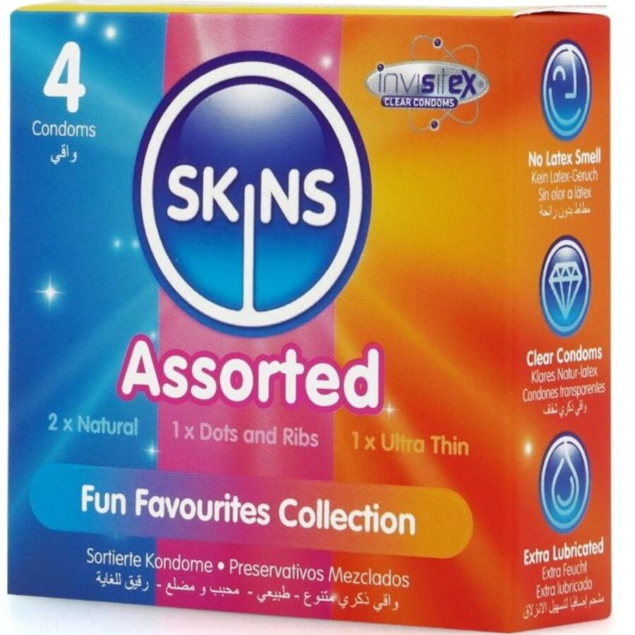 Skins Premium Condoms Pack 4 – Multiple Variants