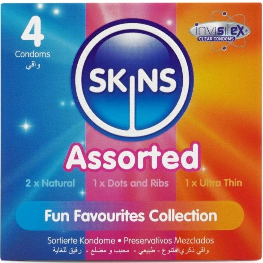 Skins Premium kondomit 4 kpl pakkaus – useita vaihtoehtoja