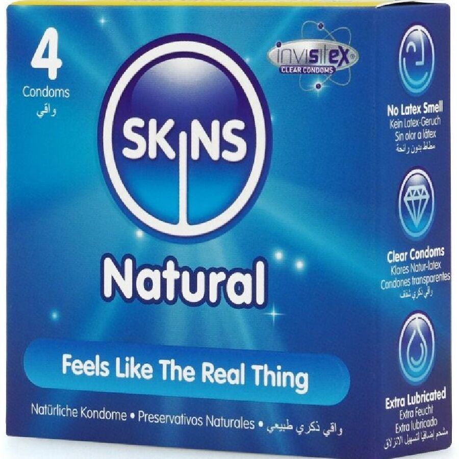 Skins Premium kondomit 4 kpl pakkaus – useita vaihtoehtoja