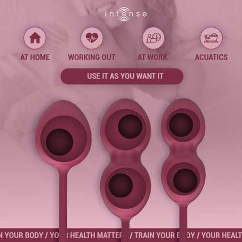 INTENSE | Charli – Kegel Ball Kit 3-Level Pelvic Floor Training Set