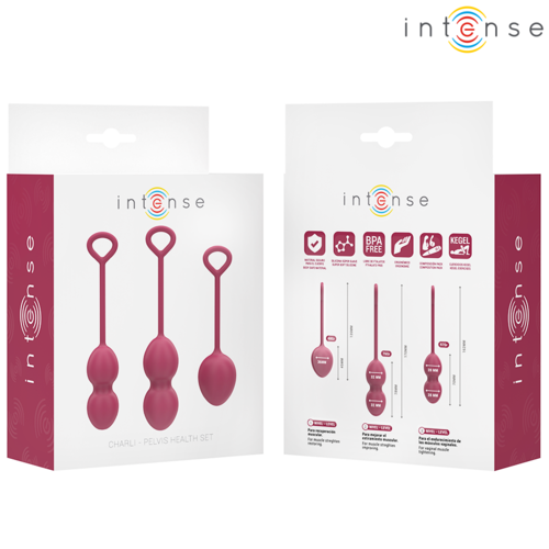 INTENSE | Charli – Kegel Ball Kit 3-Level Pelvic Floor Training Set