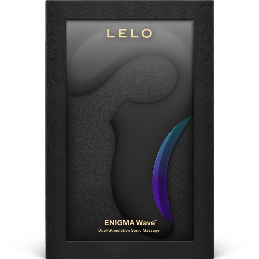 LELO | ENIGMA WAVE™ – Triple Stimulation Sonic Massager – Black & Cyber Purple