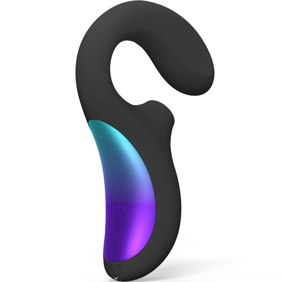 LELO | ENIGMA WAVE™ – Triple Stimulation Sonic Massager – Black & Cyber Purple