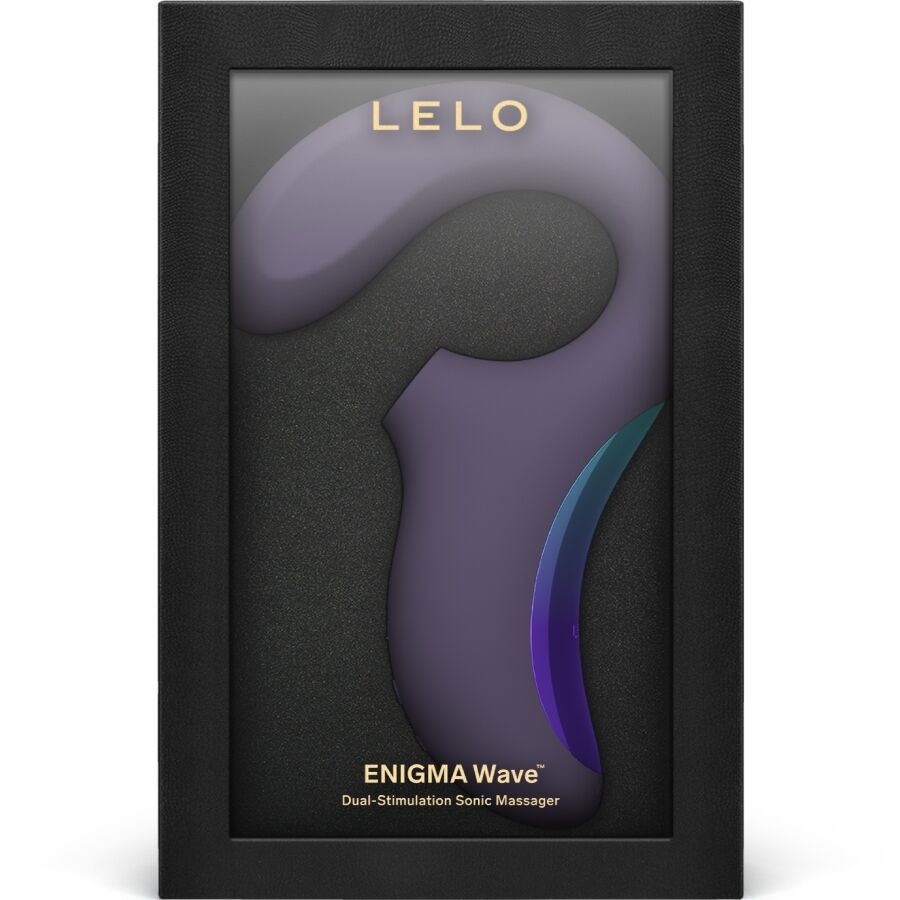 LELO | ENIGMA WAVE™ – Triple Stimulation Sonic Massager – Black & Cyber Purple