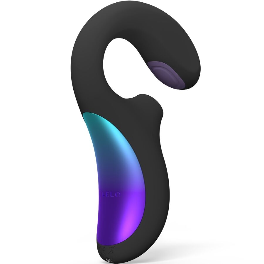 LELO ENIGMA™ DOUBLE SONIC – Вибратор для стимуляции точки A и G, цвета Cyber Purple / Чёрный