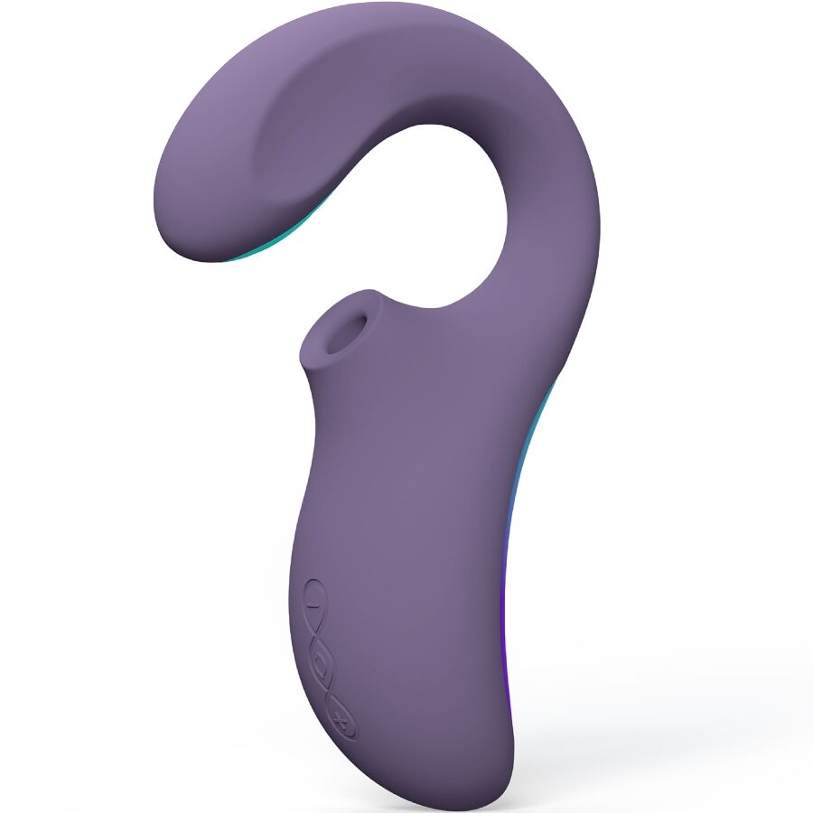 LELO ENIGMA™ DOUBLE SONIC – Вибратор для стимуляции точки A и G, цвета Cyber Purple / Чёрный