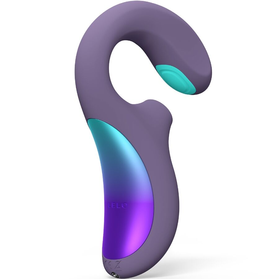 LELO ENIGMA™ DOUBLE SONIC – Вибратор для стимуляции точки A и G, цвета Cyber Purple / Чёрный