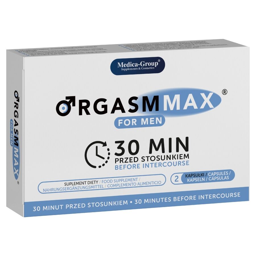 Medica Group Orgasm Max kapselit miehille – elinvoima ja suorituskyky – 2 kapselia