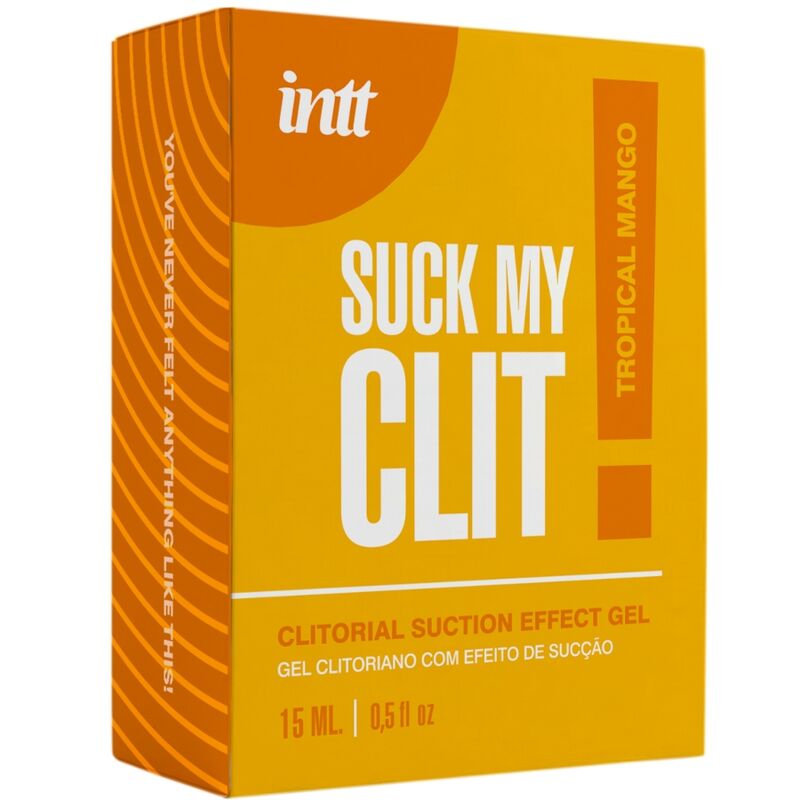 INTT | Aistillinen Imu – Suck My Clit Klitorista Stimuloiva Geeli (Trooppinen Mango ja Villimansikka, 15 ml)