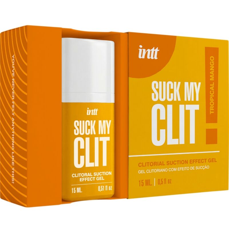 INTT | Aistillinen Imu – Suck My Clit Klitorista Stimuloiva Geeli (Trooppinen Mango ja Villimansikka, 15 ml)