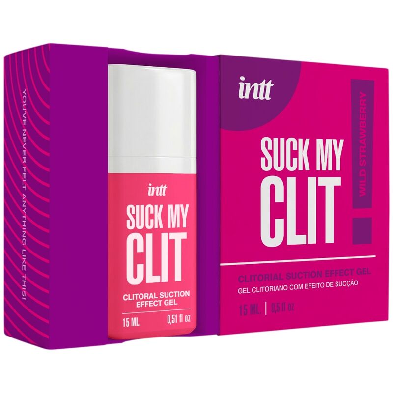 INTT | Aistillinen Imu – Suck My Clit Klitorista Stimuloiva Geeli (Trooppinen Mango ja Villimansikka, 15 ml)
