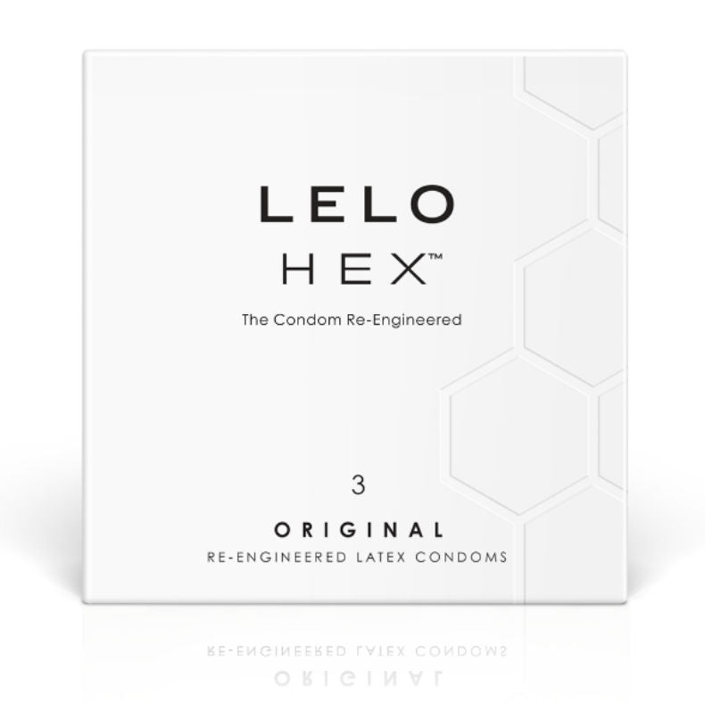 LELO HEX™ презервативы 3 шт. – Original, Organic и XL