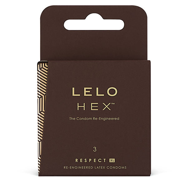 LELO HEX™ Condoms 3 Pack – Original, Organic & XL Variants