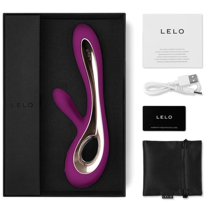 LELO | SORAYA™ 2 Rabbit Vibrator – Purple, Aqua Green & Black