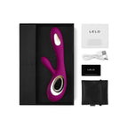 LELO | SORAYA™ Wave Rabbit Vibrator – Purple, Black & Midnight Blue