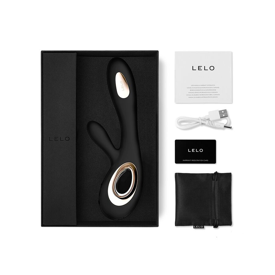 LELO – SORAYA™ Wave Trušu Vibrators – Violets, Melns un Tumši Zilais