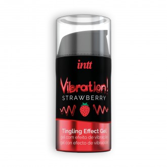 INTT | Vibration & Liquid Vibrator -geelit – 15 ml (useita makuja)