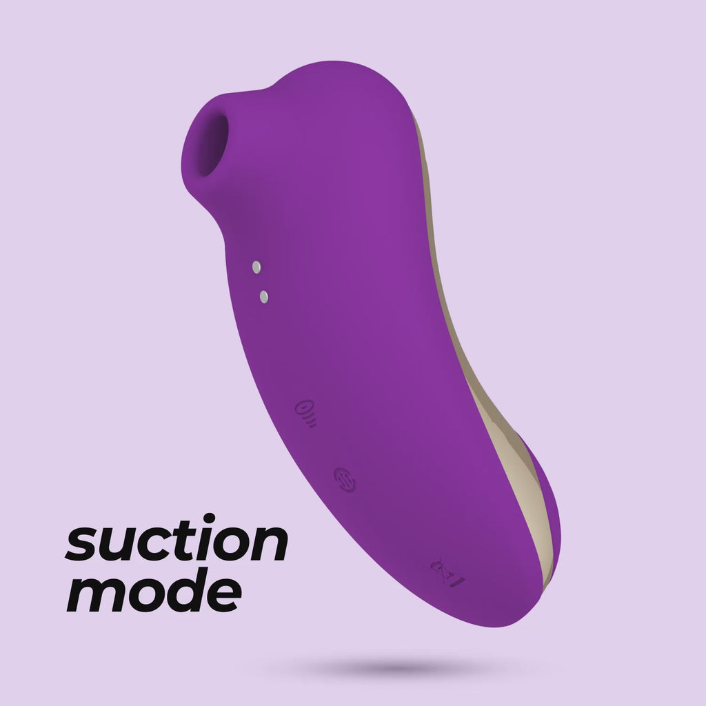 CRUSHIOUS Supernova Стимулятор клитора – Режимы всасывания и пульсации (Фиолетовый / Розовый)