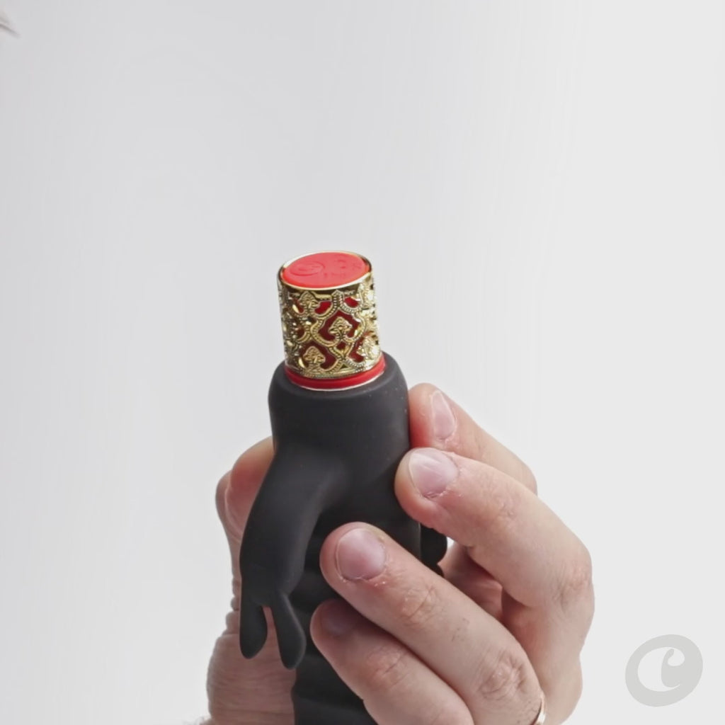 CRUSHIOUS | Romanov – Klassinen bullet-vibraattori irrotettavalla silikonisuojalla (2-in-1) – 13,3 cm