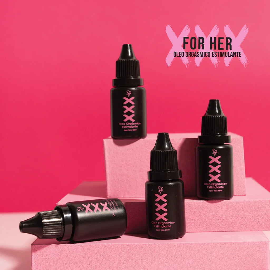 SEXITIVE | XXX For Her – Stimuloiva orgasmiöljy klitoriksen herkkyyden lisäämiseen (100% luonnolliset öljyt) – 15 ml